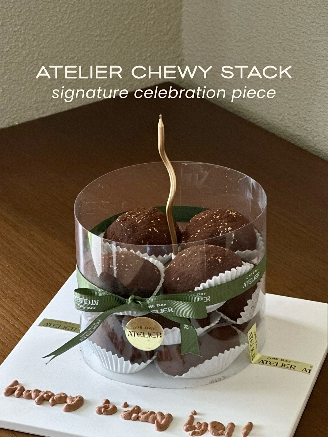 The Atelier Chewy Stack — Dubai Chewy Cookie